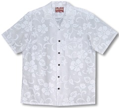 classic hibiscus men's shirt