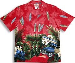 Tropical Woodie Surfboard