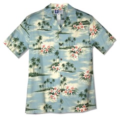 men's Plumeria Island