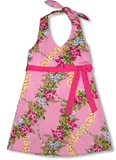 Paradise Garden Girl's Halter Dress