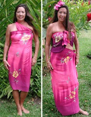 Pigment sarong wrap