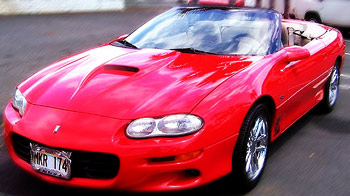 2002 Red Camaro SS for sale