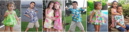 Boys and Girls Infant Toddlers Hawaiian Aloha Clothing
