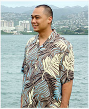 Tropical Ferns Mens Shirt