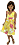 Monstera Plumeria Halter Dress