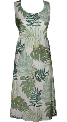 Leaves Hawaiian Short Tank Dress